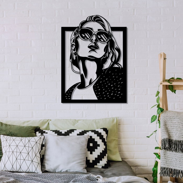 Wallity July Accesorio Decorativo de Pared de Metal Negro Wallity July Accesorio Decorativo de Pared de Metal Negro